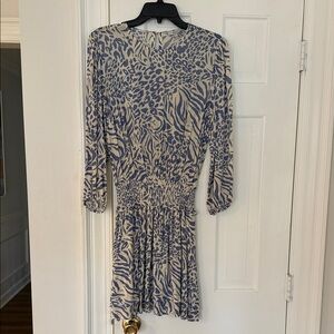 Rails Blue and Cream Dress